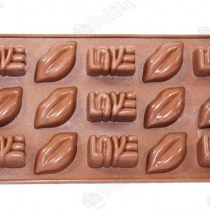 قالب سیلیکونی شکلاتی love
