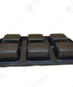 قالب تفلون مربع شیار دار