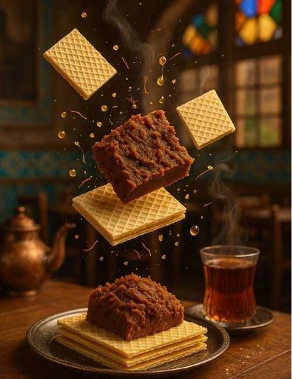 انواع دسر با نان میکادو