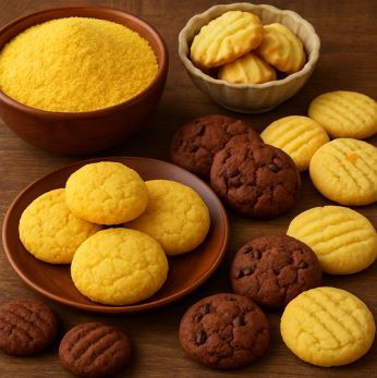 شیرینی با ارد ذرت