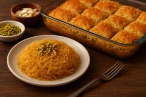 طرز تهیه باقلوا یا حلوا (دسر) رشته شعریه