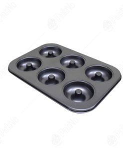 قالب تفلون مافین مدل دونات 6 خانه