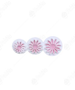 کاتر فشاری گل مینا 3 عددی